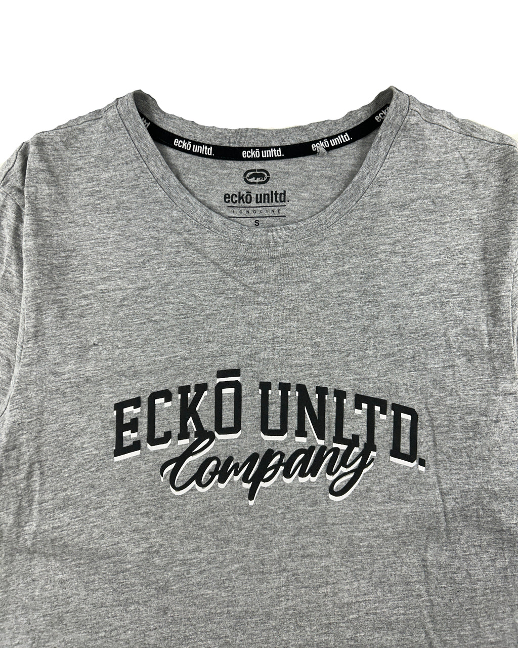 Vintage Ecko Unltd longline paita logo lähikuva, koko S