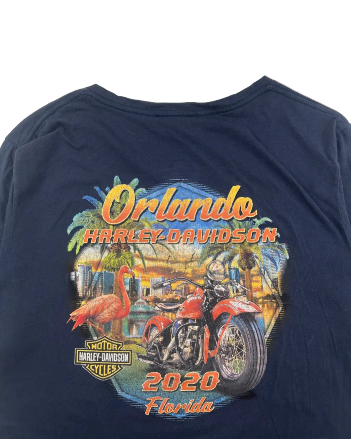 Harley Davidson Florida t-shirt detail shot back