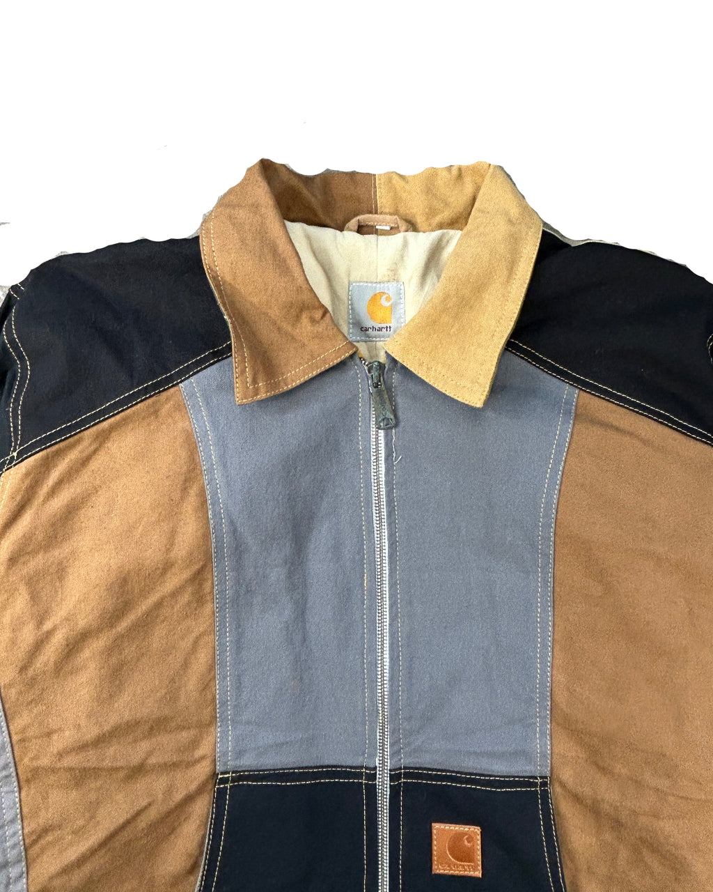 Vintage Carhartt Detroit rework työtakki yksityiskohta, koko M