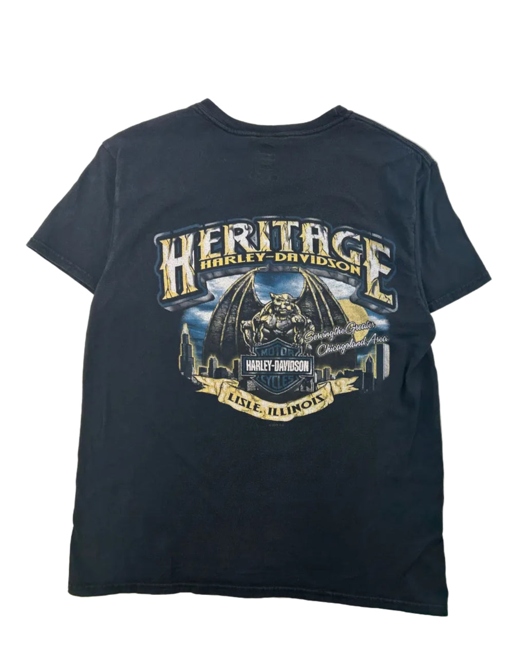 Heritage Harley Davidson vintage t-shirt back view size M