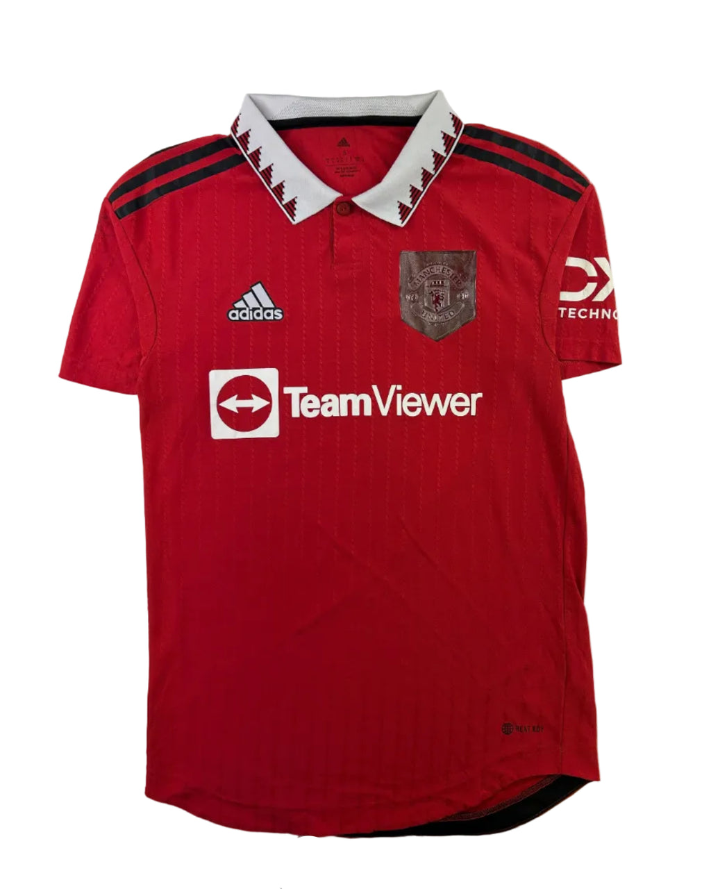 Vintage Adidas Manchester United shirt – front view, size 