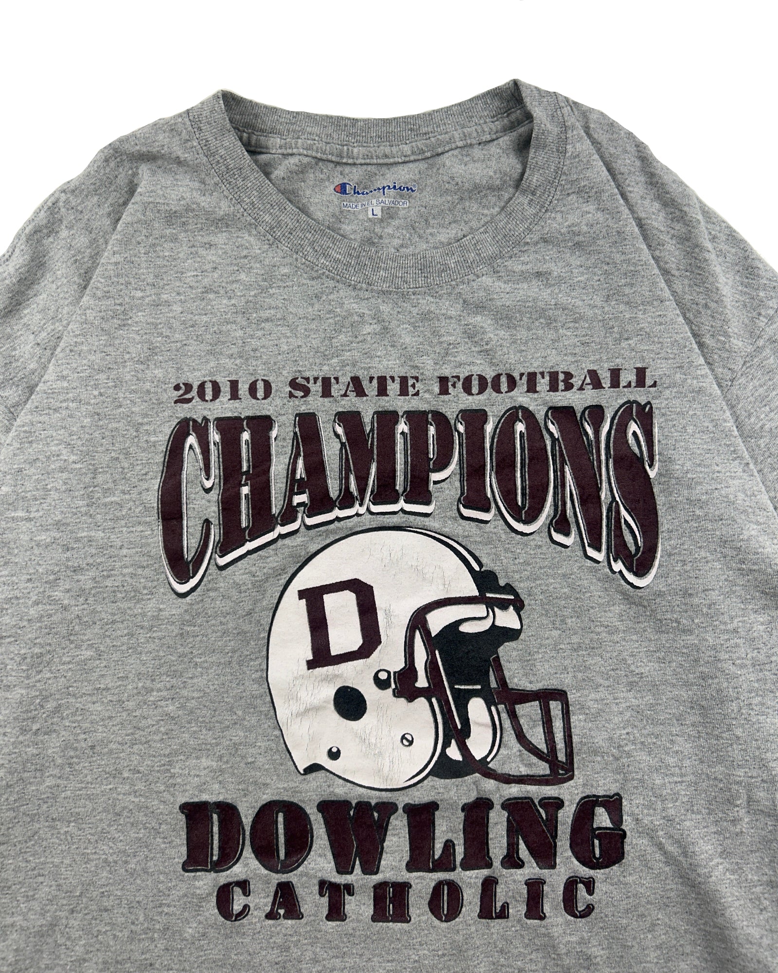 DOWLING CATHOLIC MAROONS 2010 CHAMPIONS LONGSLEEVE