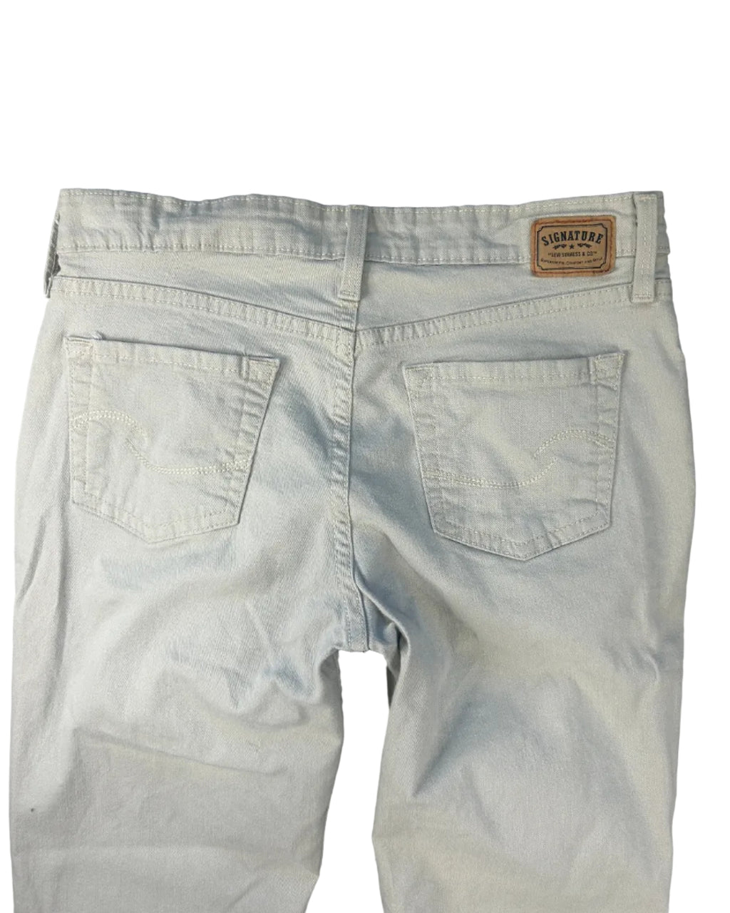 Vintage Levi's low rise bootcut farkut tasku lähikuva, koko W29 L26