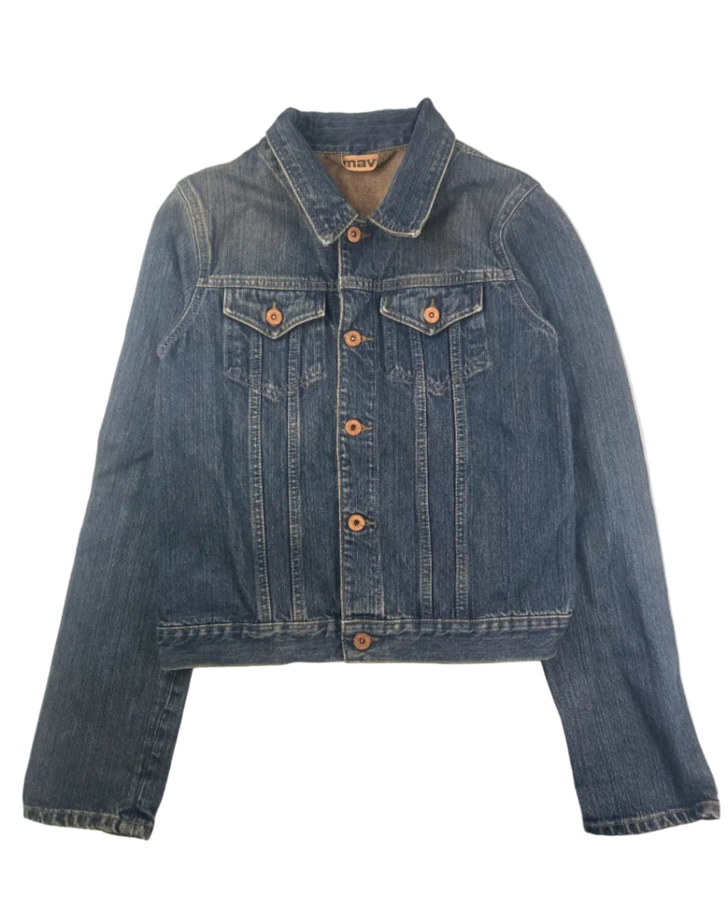 Vintage Mavijeans denim jacket – front view, size M