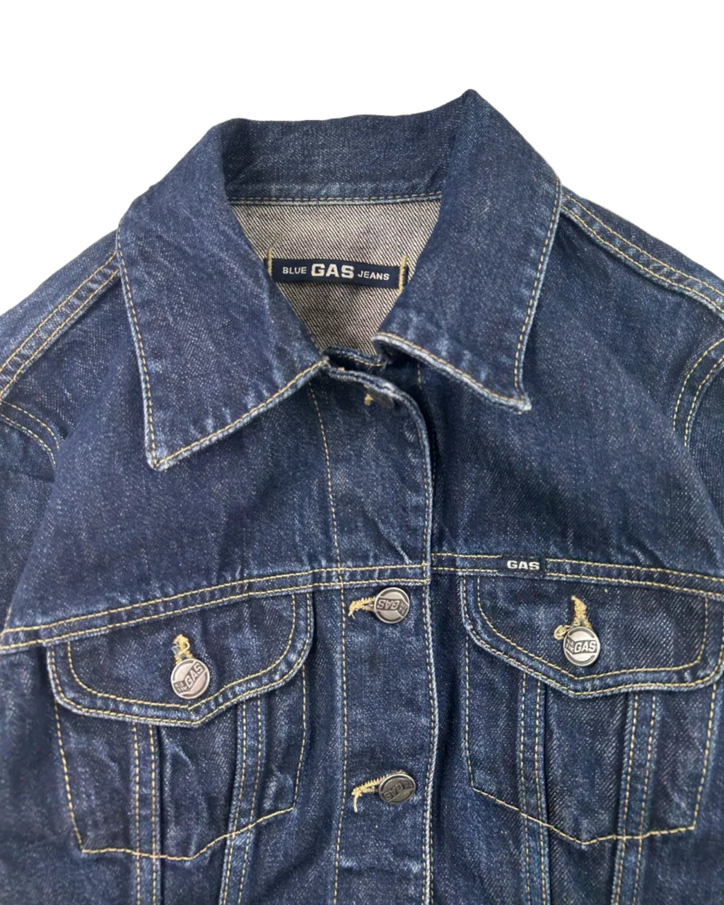 Vintage GAS Jeans denim jacket detail