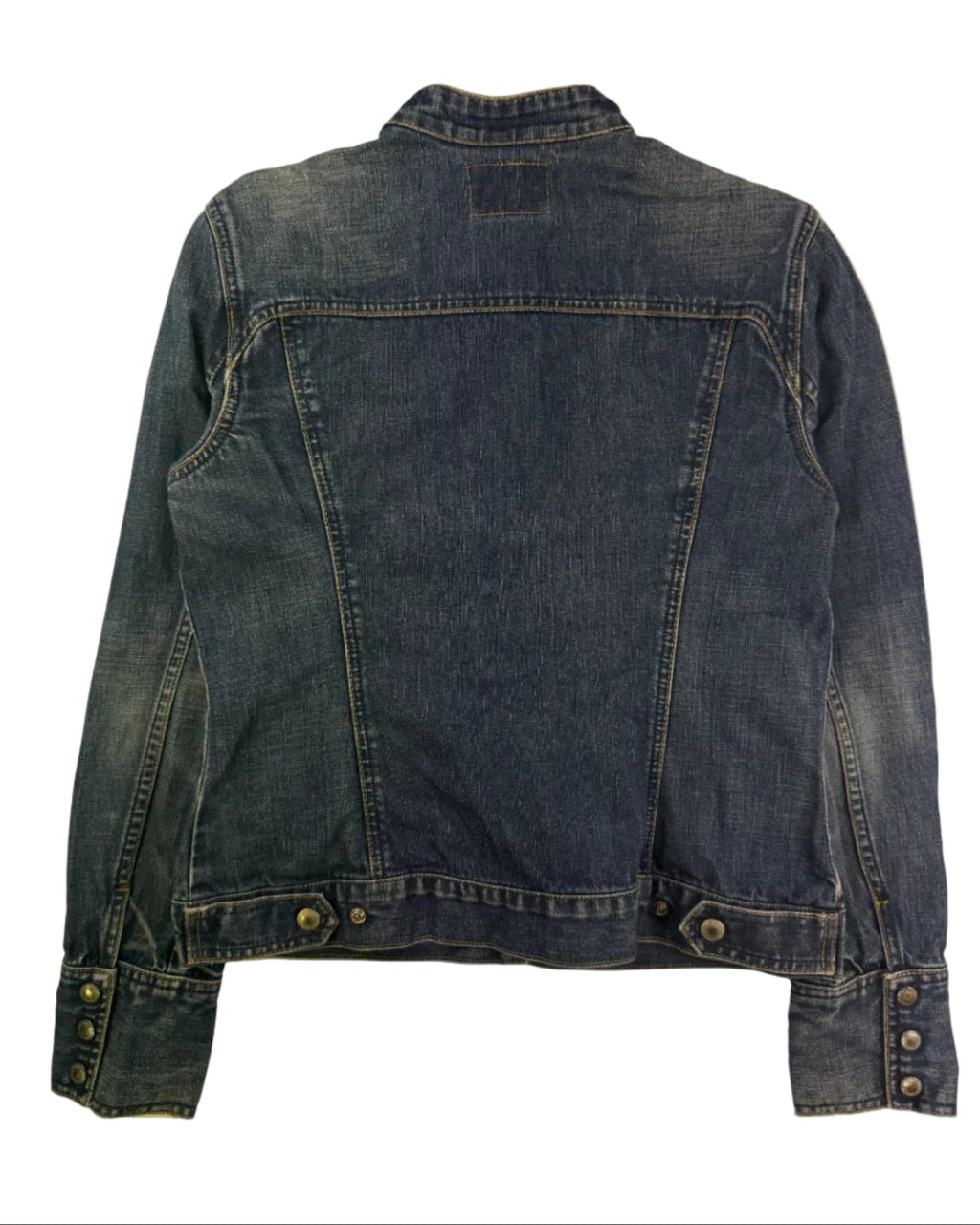 Vintage 1991 Levi's denim jacket – back view, girls size L