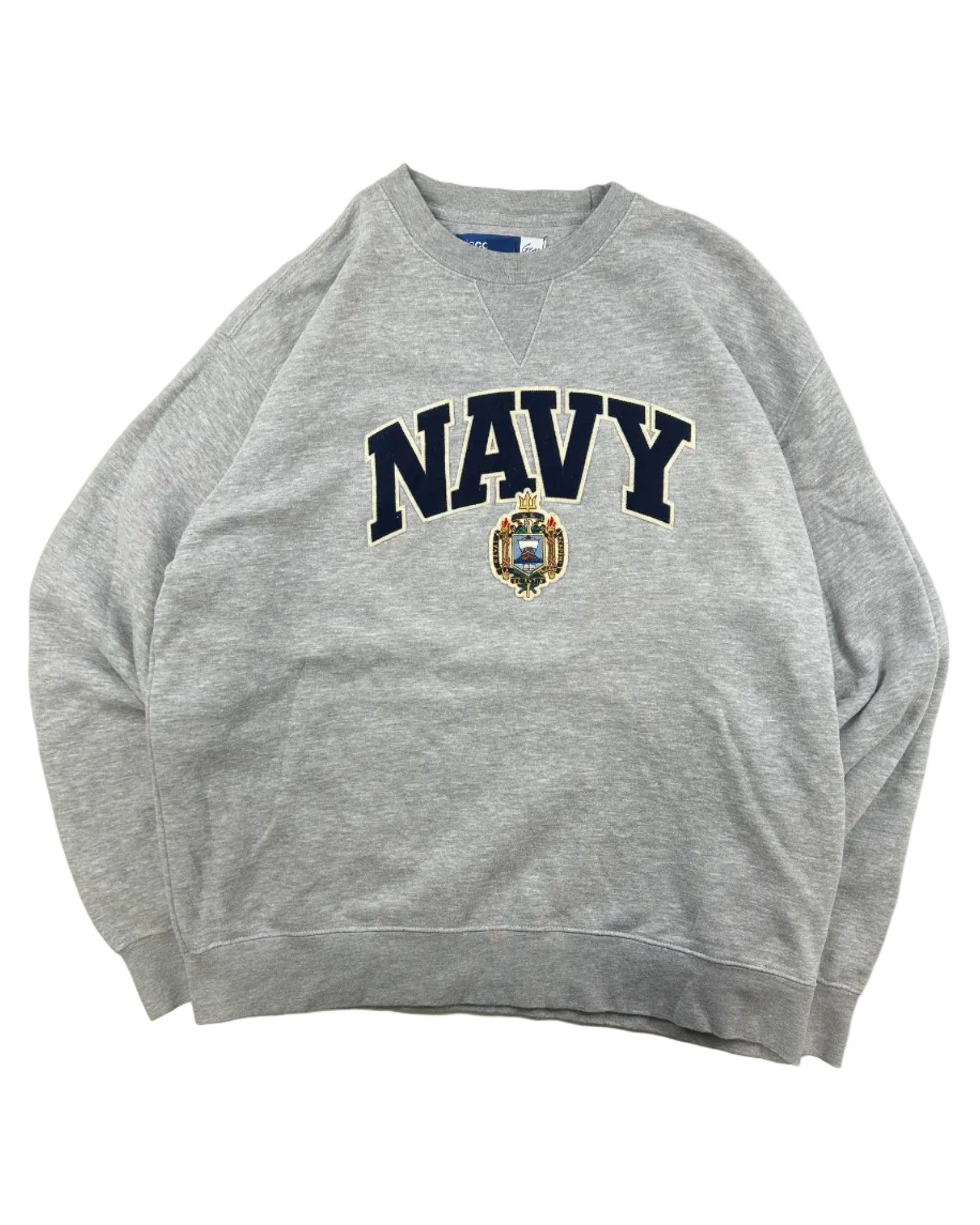 CLASSIC NAVY SWEATSHIRT - US NAVAL ACADEMY CREST