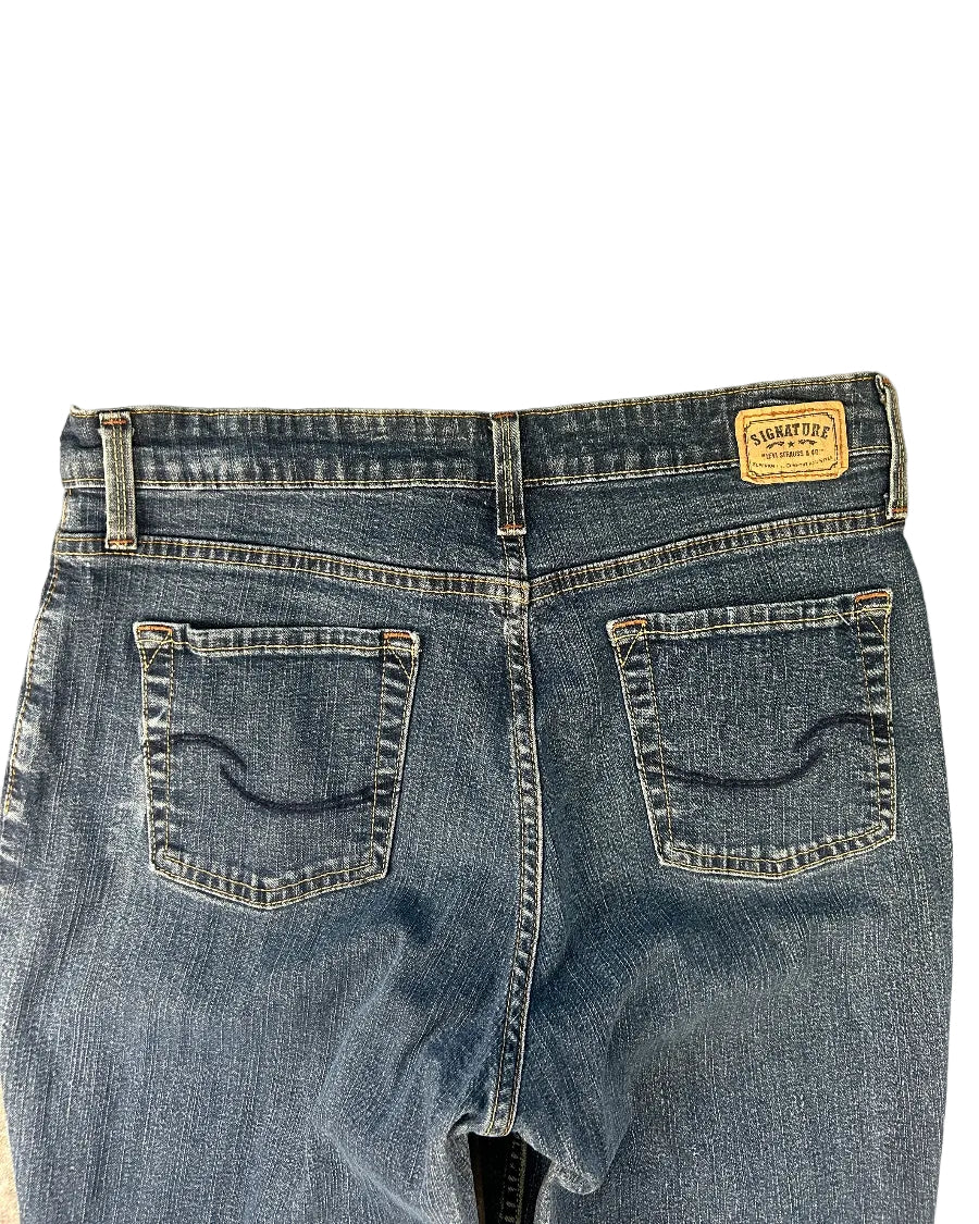 Vintage Levi's at waist bootcut farkut tasku lähikuva, koko W30 L27