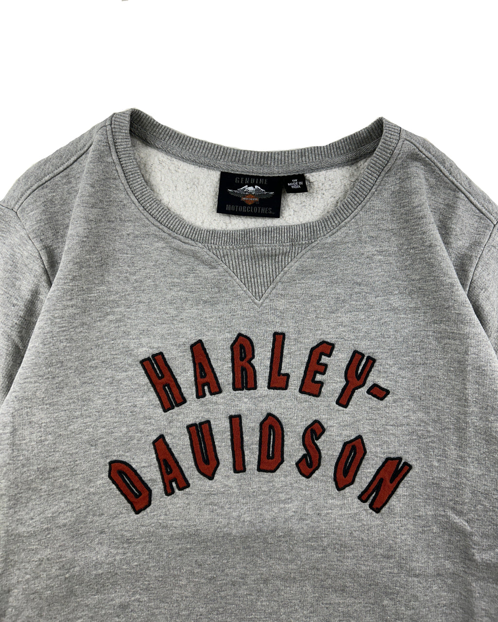 Vintage Harley Davidson sweatshirt – detail view, size M