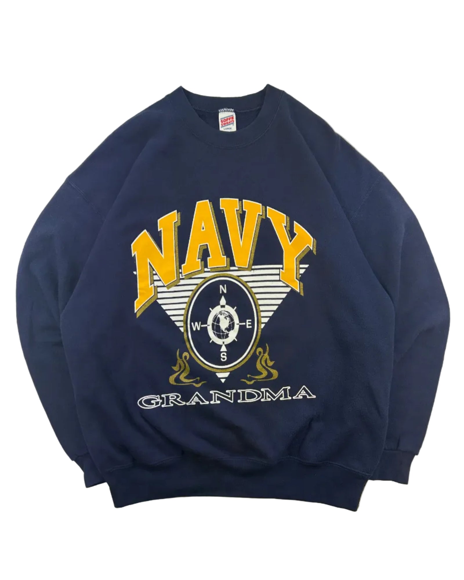 VINTAGE 90s U.S. NAVY GRANDMA CREWNECK SWEATSHIRT