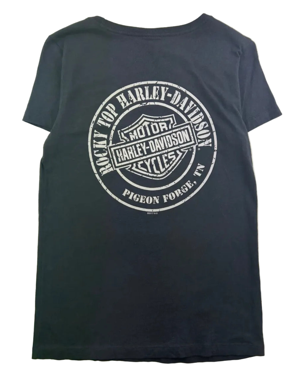 Harley Davidson vintage t-shirt back view 100% cotton
