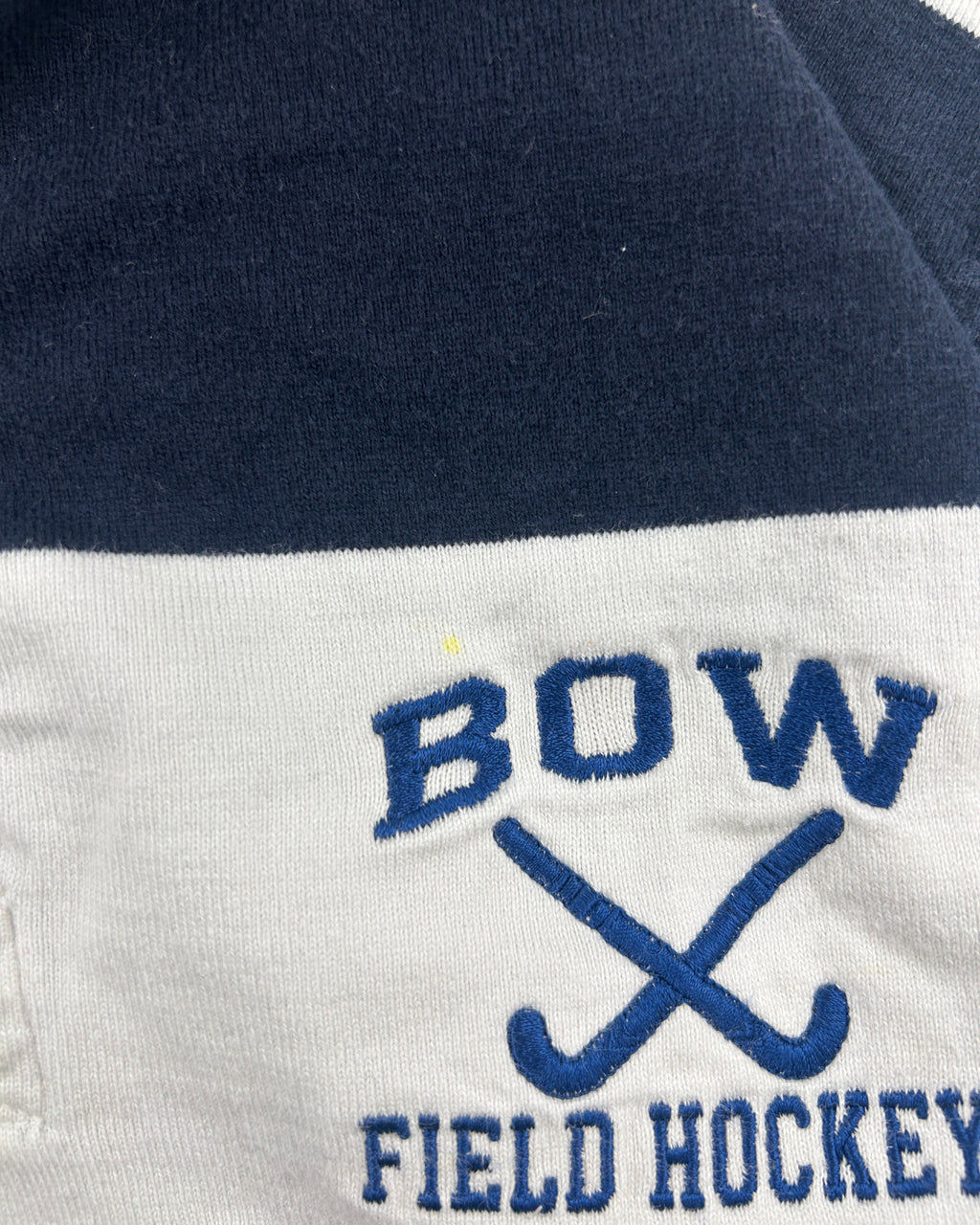 CHARLES RIVER APPAREL VINTAGE BOW FIELD HOCKEY RUGBY SHIRT