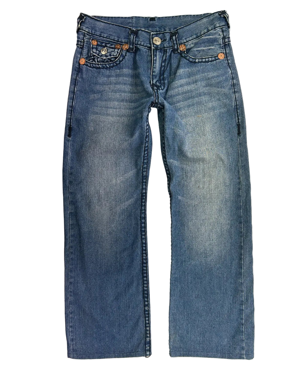Vintage True Religion Billy Super T Jeans – front view, size W34 L33