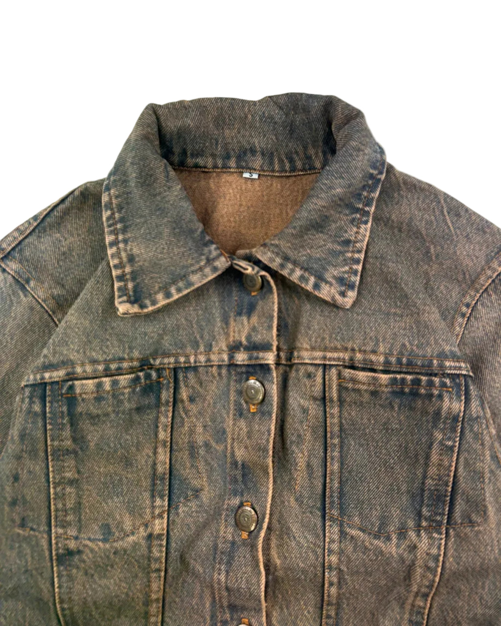 Vintage Trucker denim jacket detail