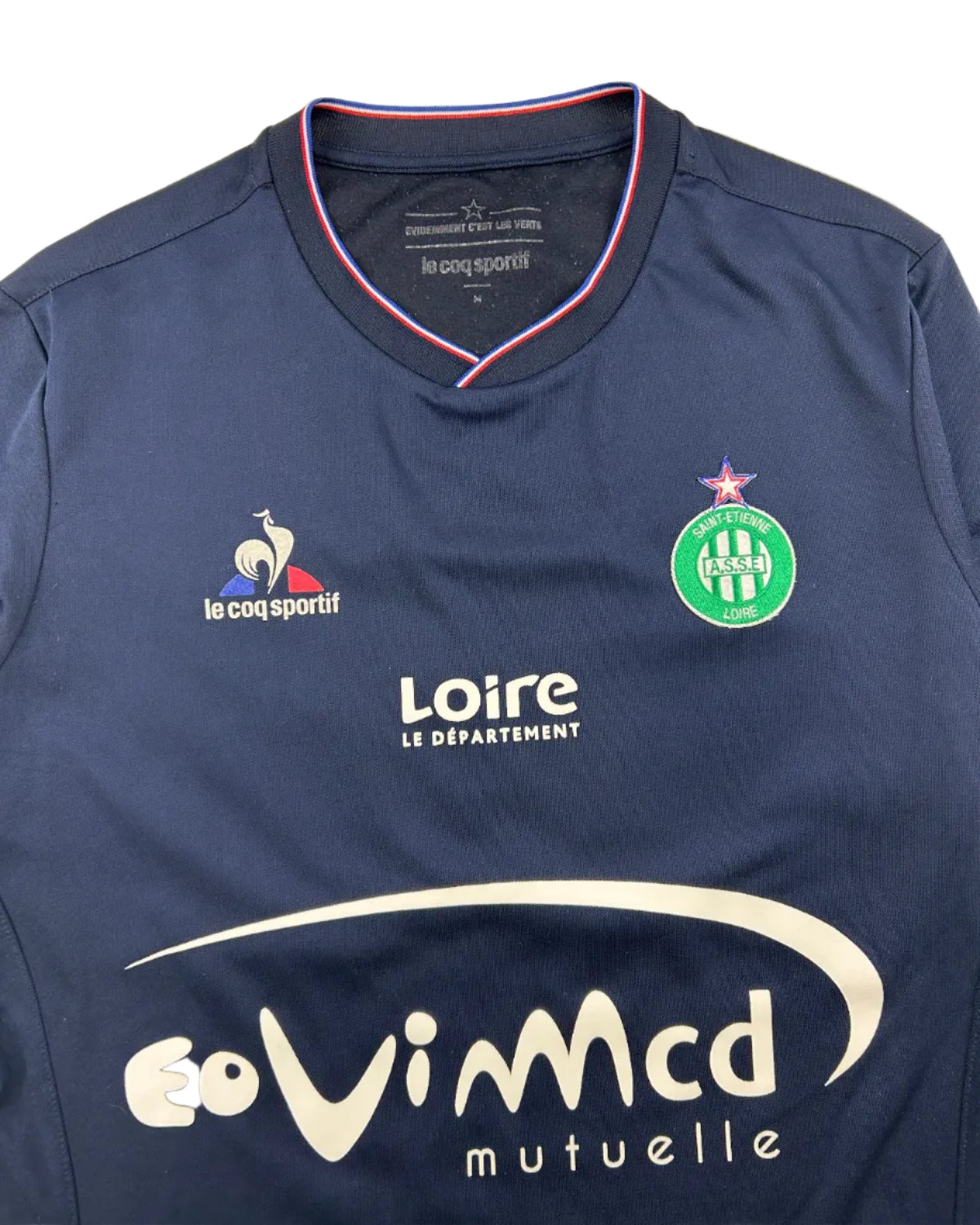 Vintage AS Saint-Etienne 2015-16 third shirt – front detail, size M