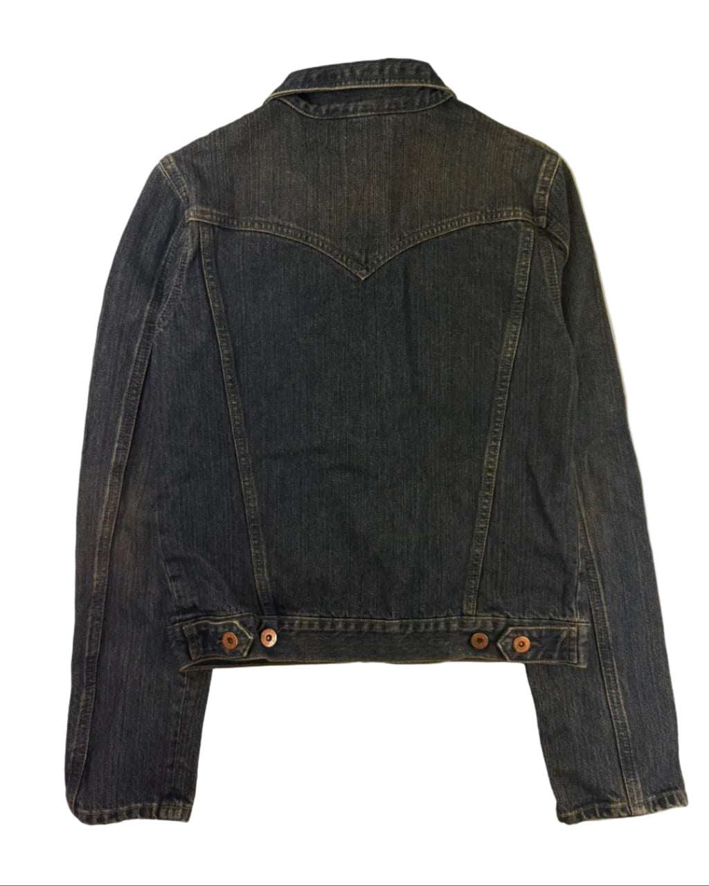 Vintage Mavijeans denim jacket – back view, size M