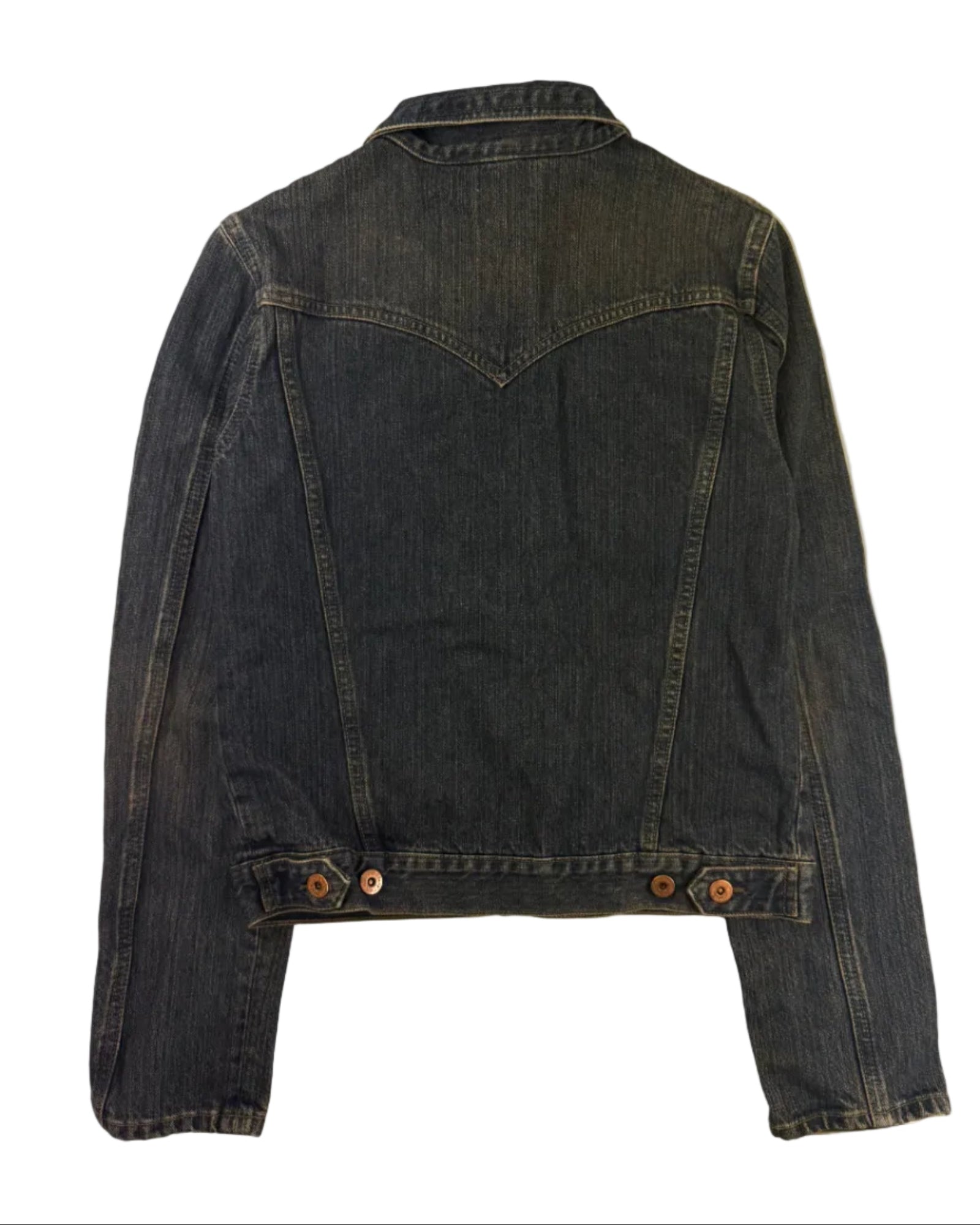 Vintage Mavijeans denim jacket – back view, size M