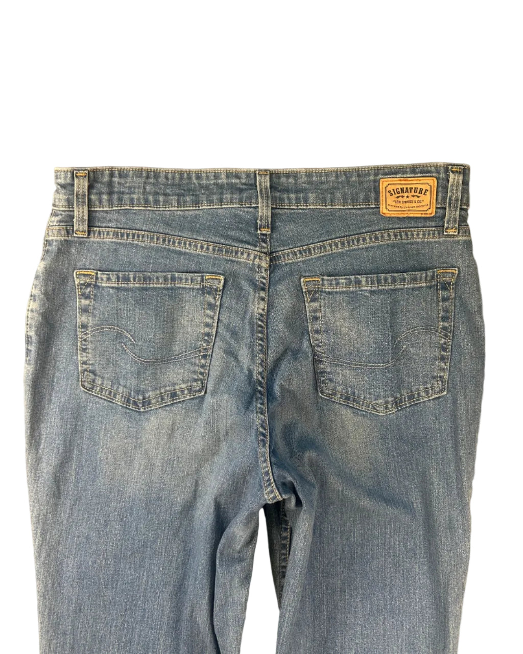 Vintage Levi's at waist bootcut farkut tasku lähikuva, koko W31 L30