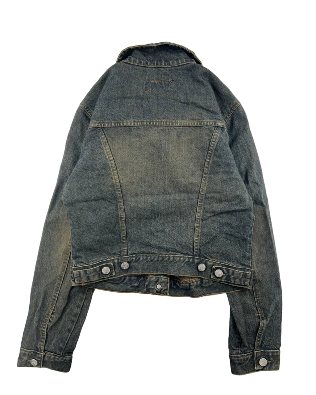 Vintage Big Band cropped denim jacket back