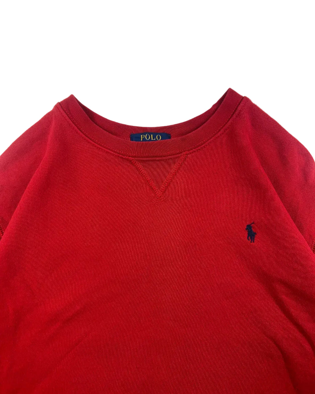 Polo Ralph Lauren sweatshirt detail shot size M