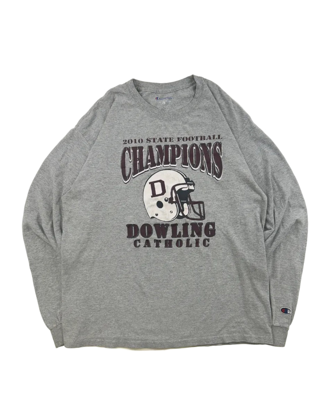 DOWLING CATHOLIC MAROONS 2010 CHAMPIONS LONGSLEEVE