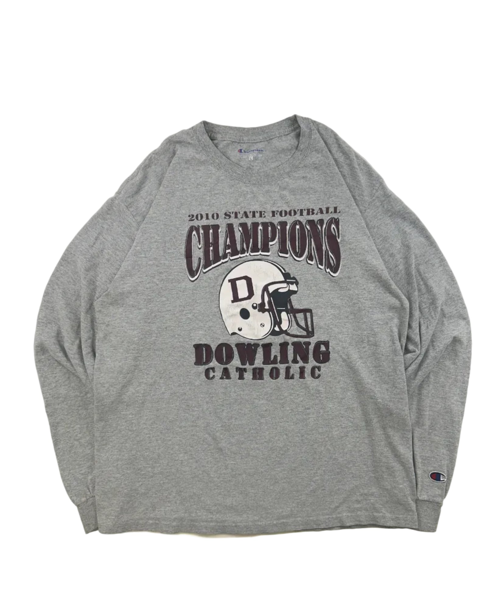 DOWLING CATHOLIC MAROONS 2010 CHAMPIONS LONGSLEEVE