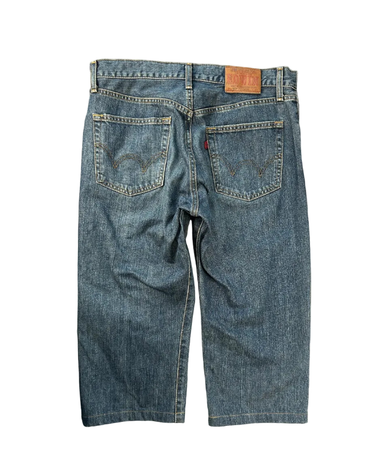 Vintage Edwin denim shortsit takaa, koko W33