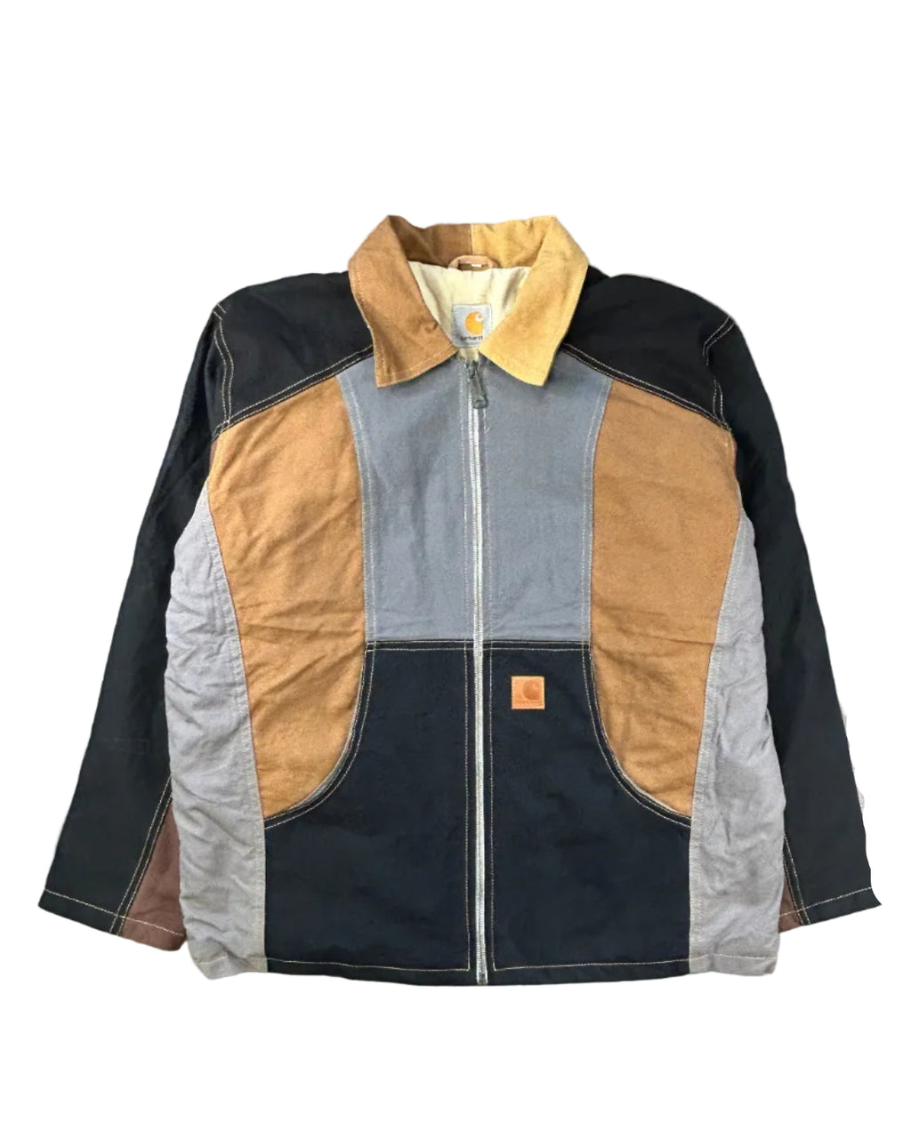 Vintage Carhartt Detroit rework työtakki edestä, koko M