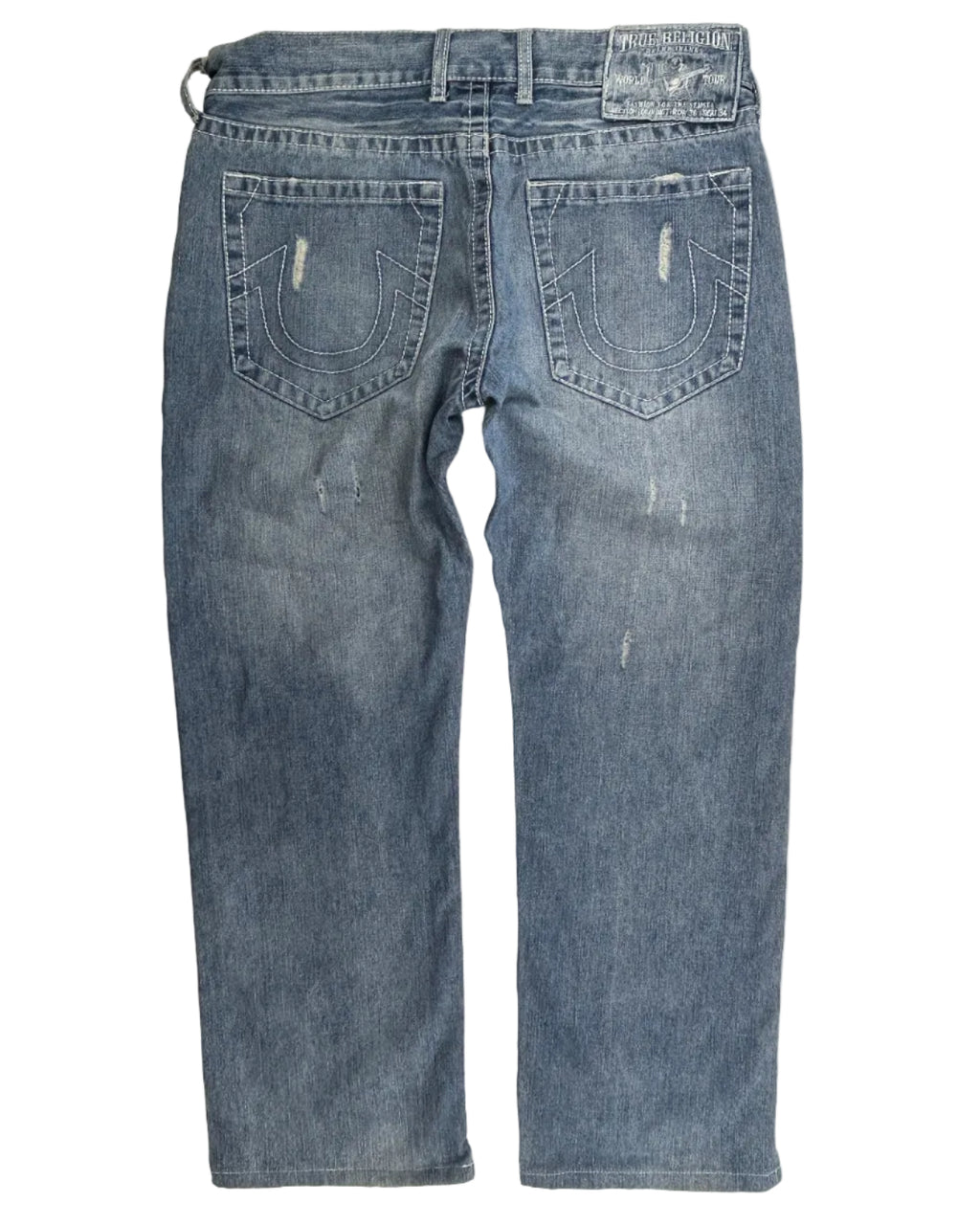 Vintage True Religion World Tour jeans – back view, size W36 L34