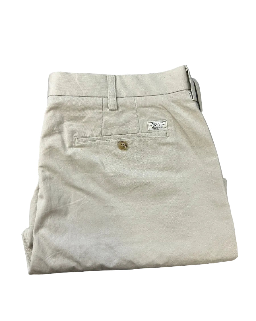 Vintage Polo Ralph Lauren chino shortsit yksityiskohta, koko 38
