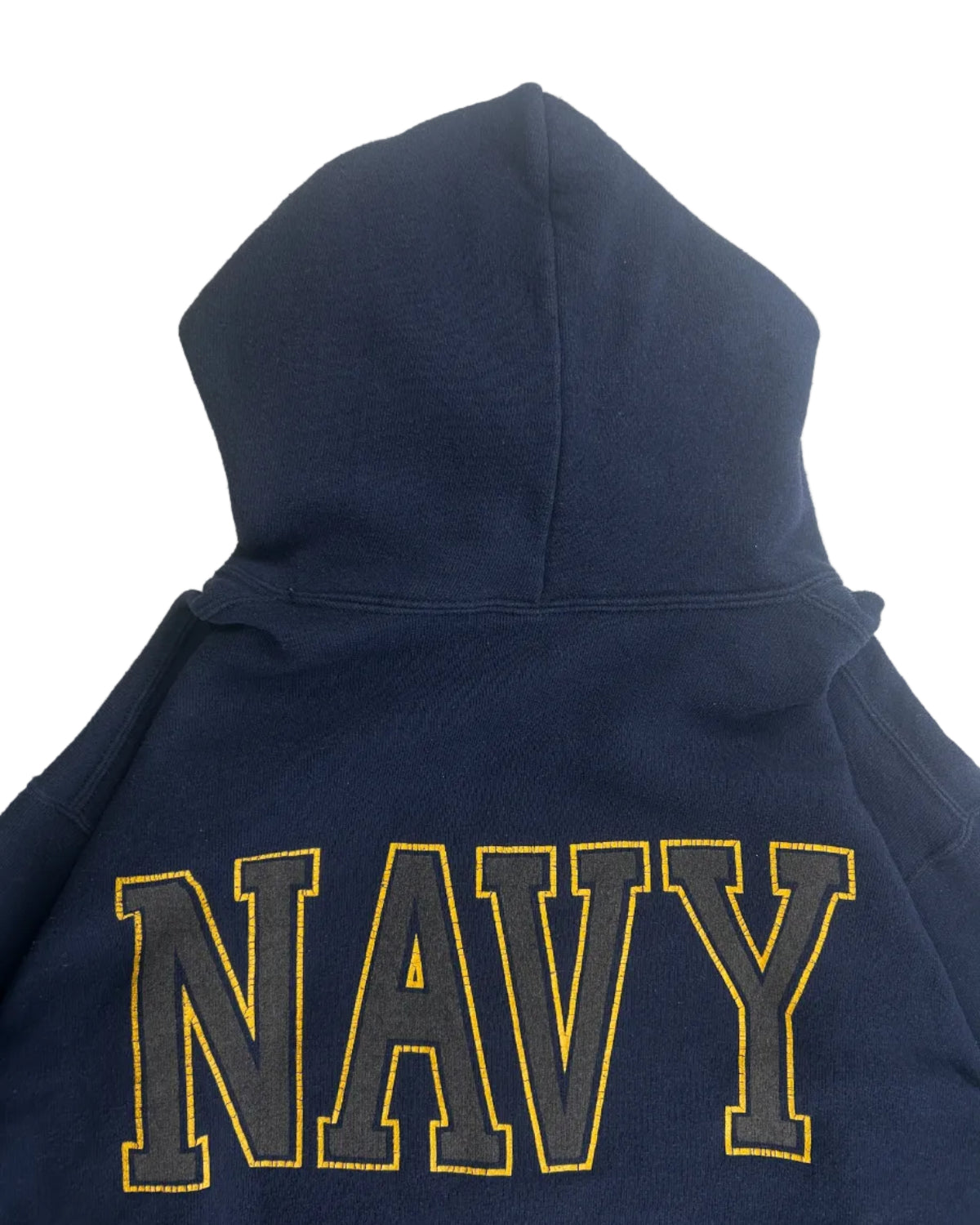 United States Navy huppari logo yksityiskohta takaa vintage