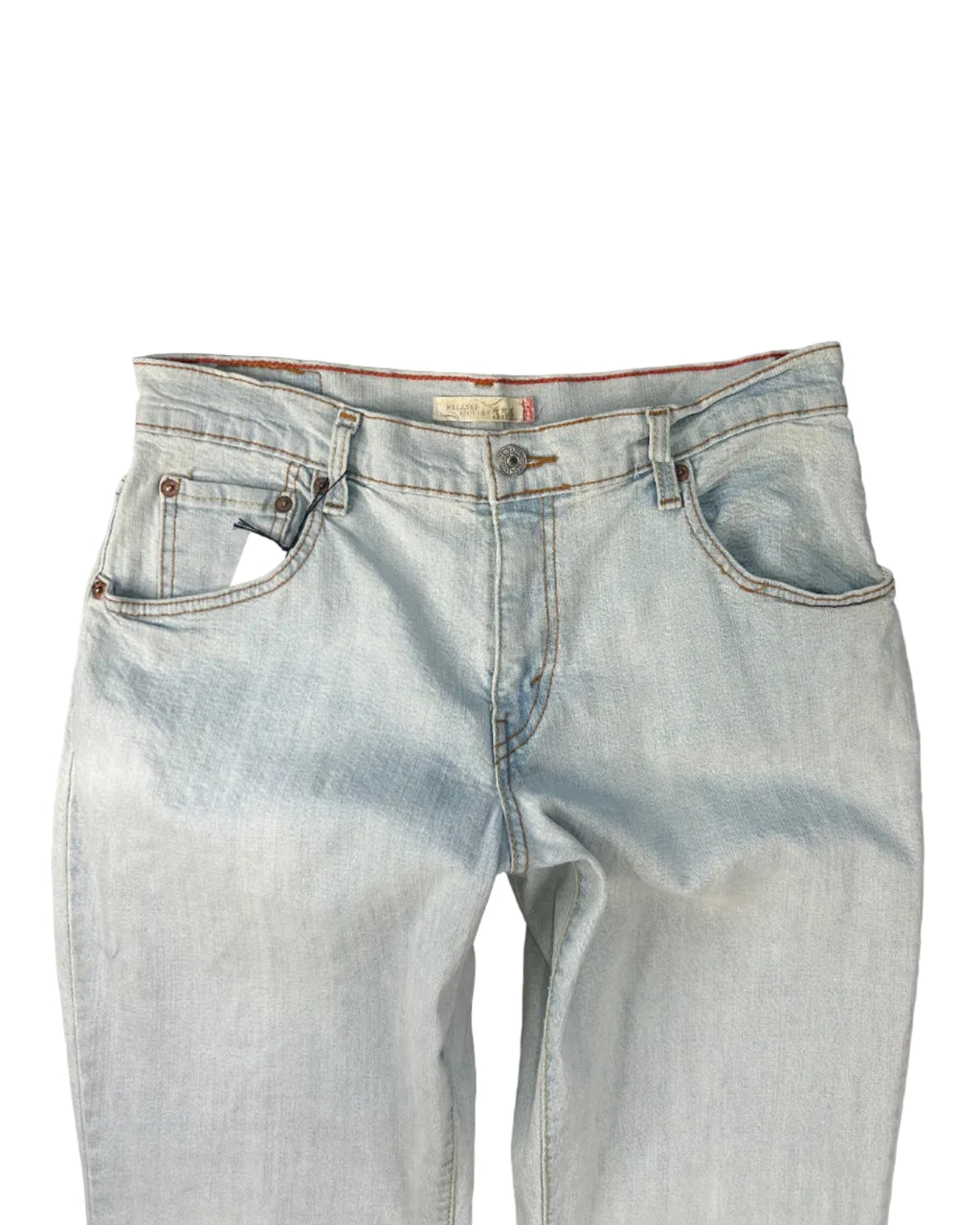 Vintage Levi's 550 relaxed bootcut farkut yksityiskohta, koko W30 L28