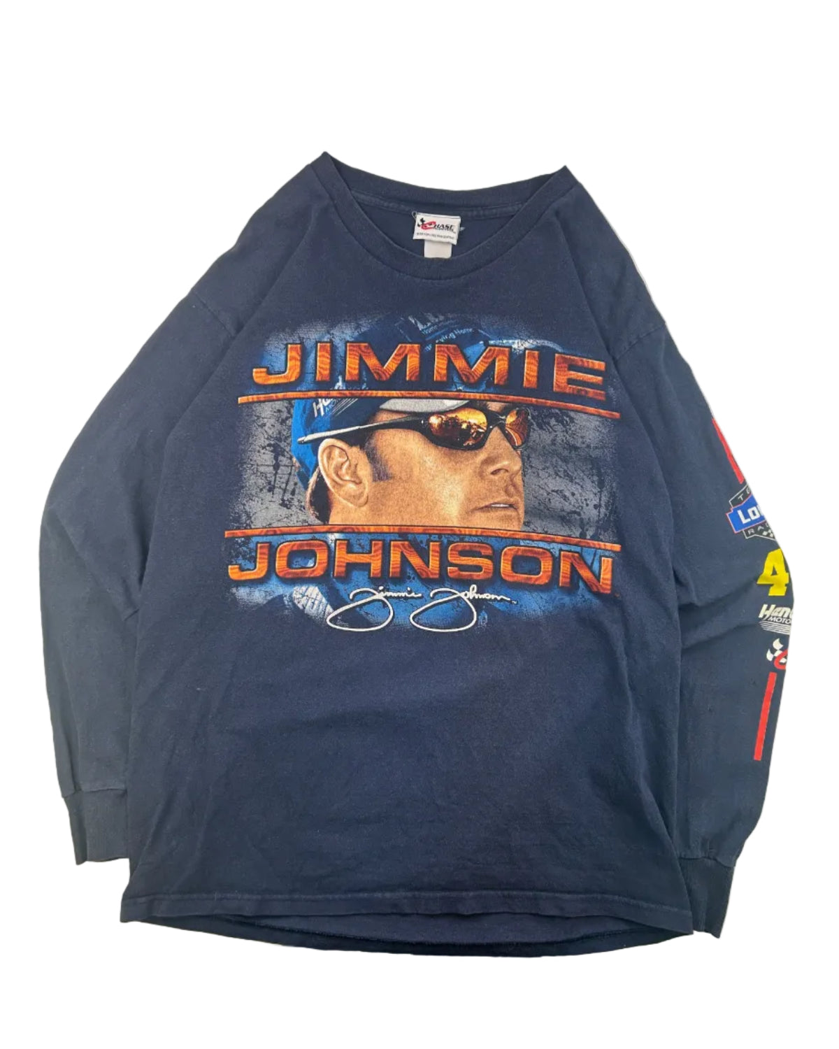 Vintage Jimmie Johnson NASCAR longsleeve front