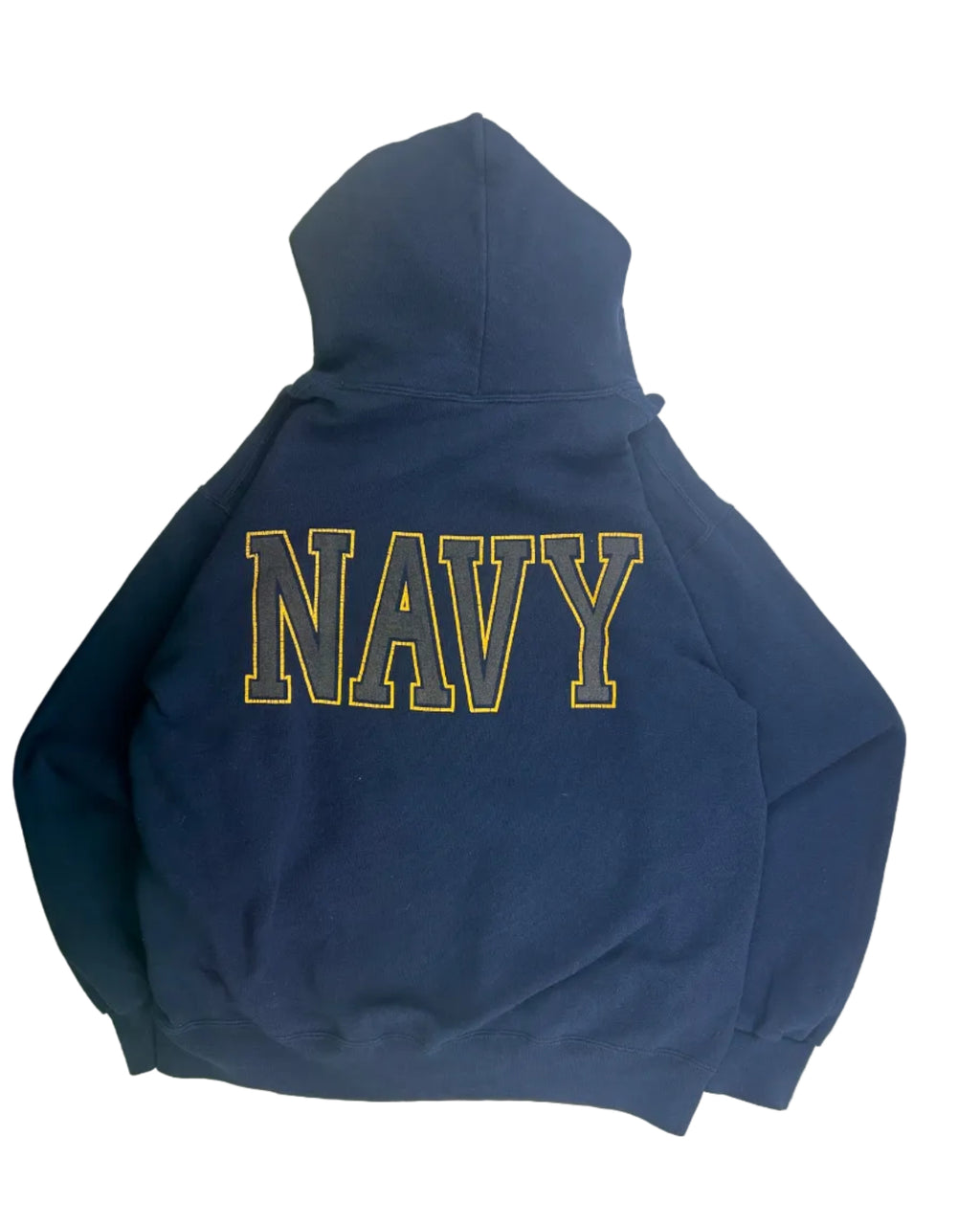 Navy huppari takaa vintage USA collegehuppari miehille