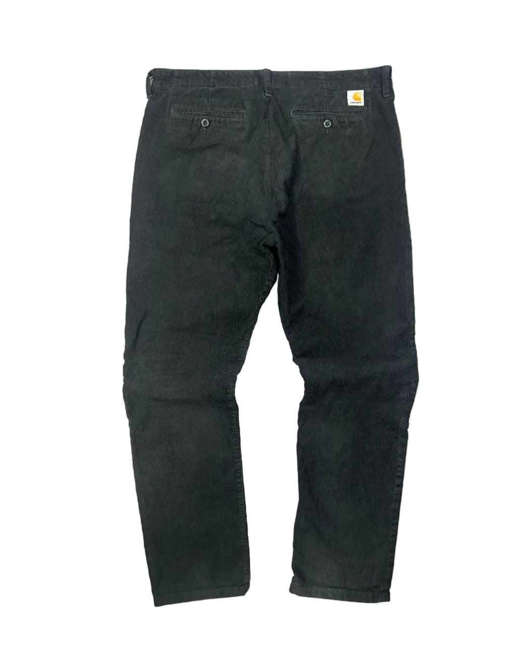 Carhartt WIP vintage corduroy pants back view with pockets
