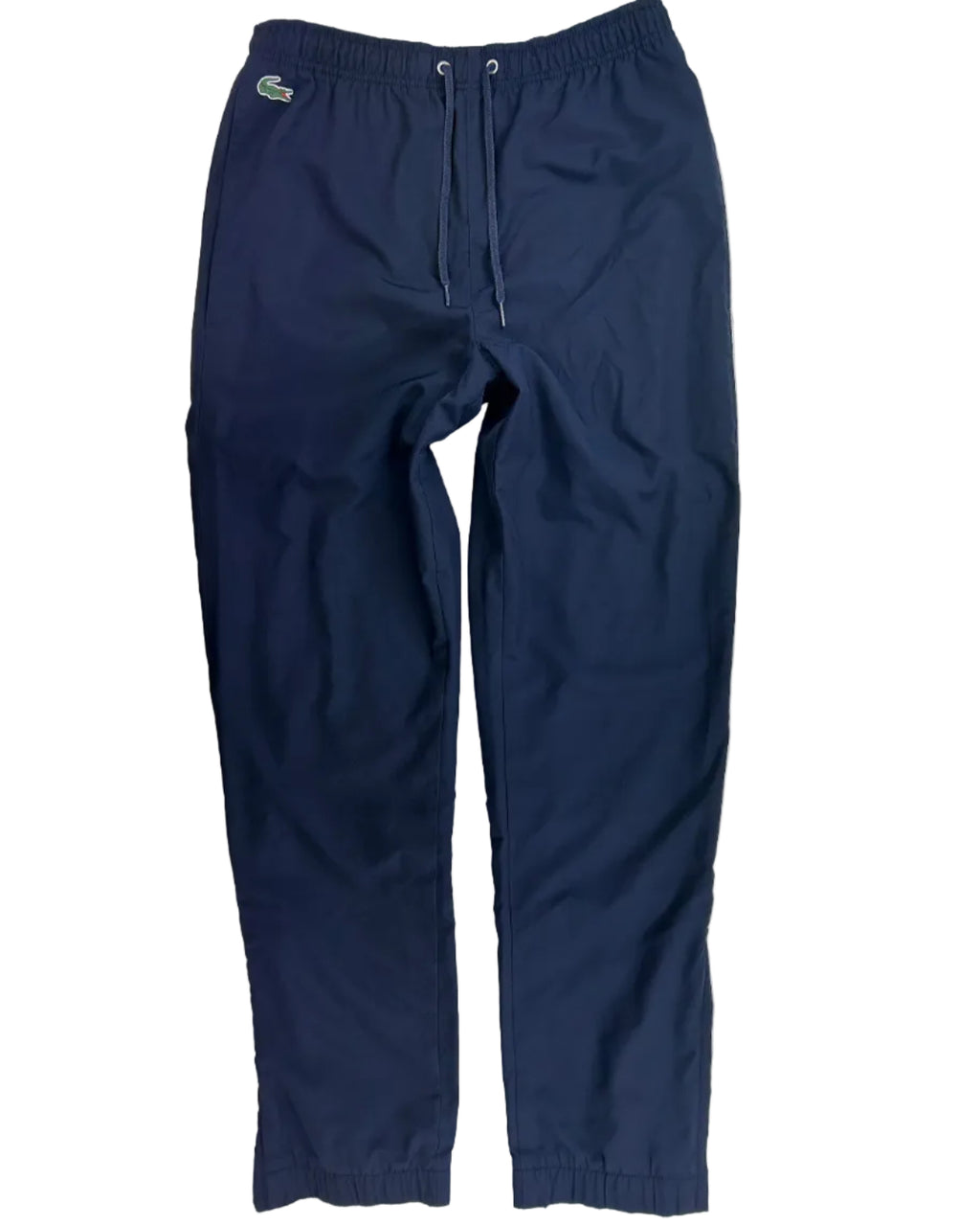 Vintage Lacoste track pants – front view, size S