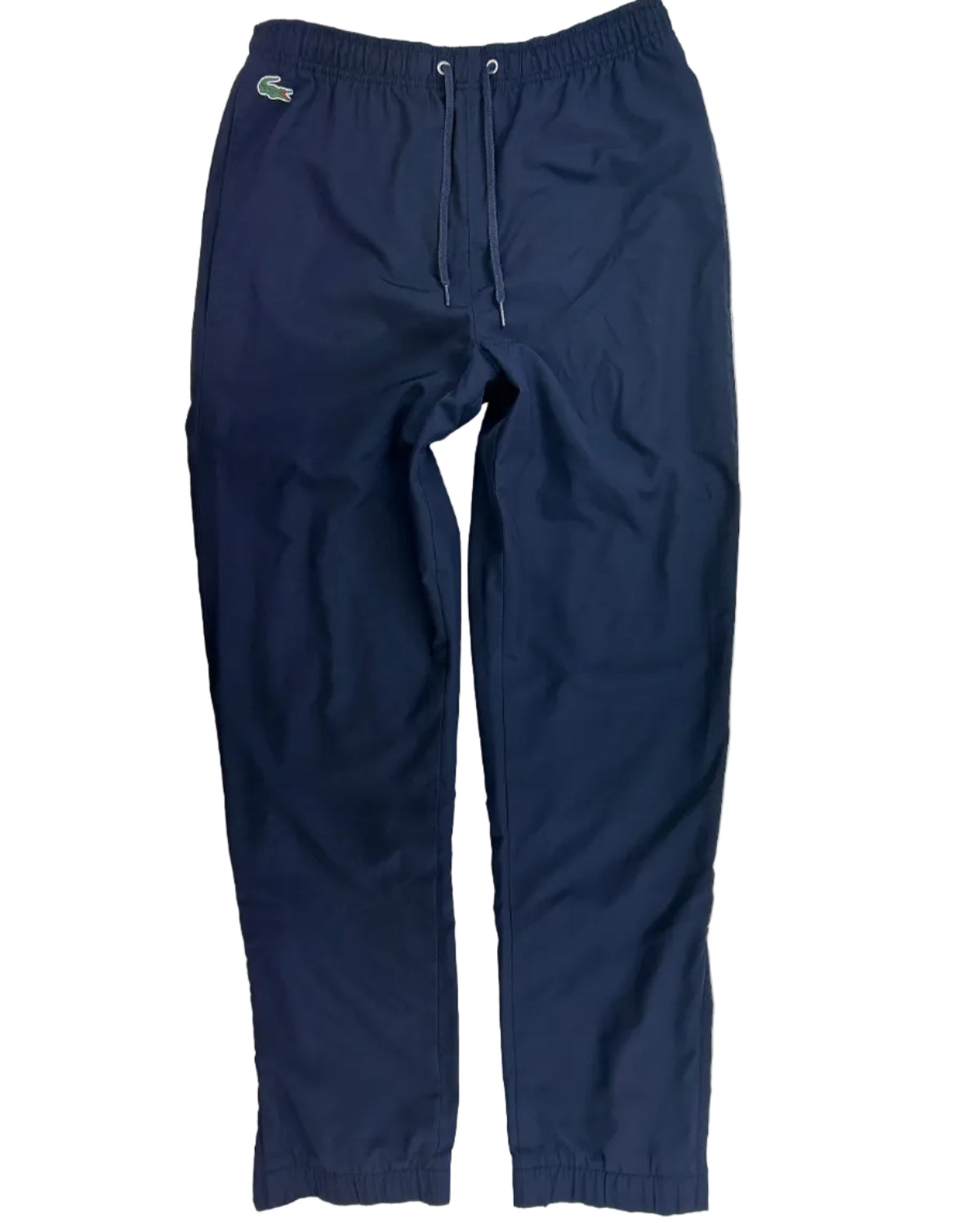 Vintage Lacoste track pants – front view, size S