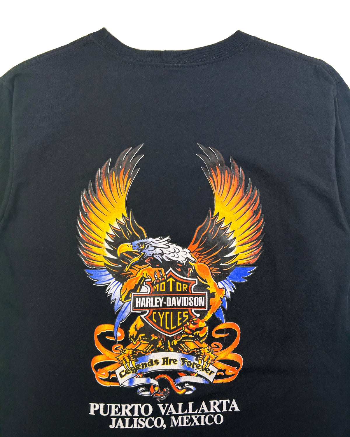 Harley Davidson Mexico t-shirt detail shot back