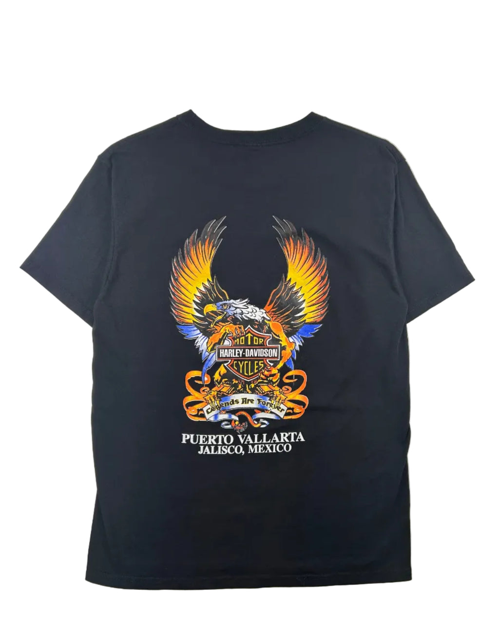 Harley Davidson Mexico t-shirt back view 100% cotton