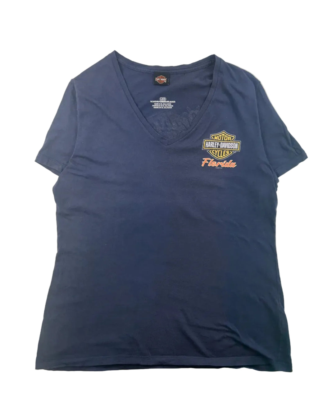 Harley Davidson Florida vintage t-shirt front view women's L