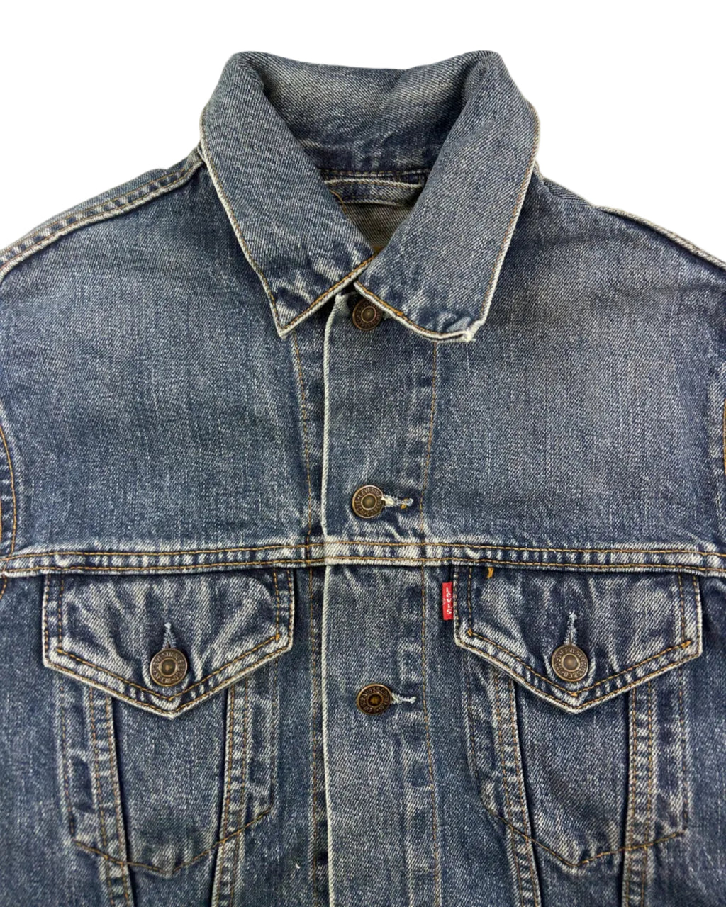 Vintage Levi's Trucker denim jacket detail
