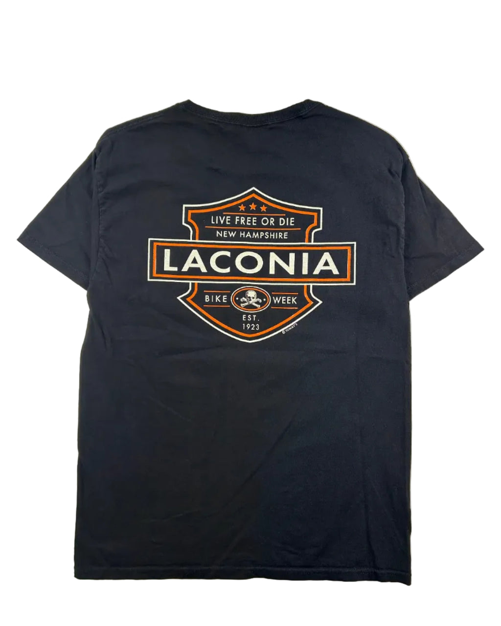 Vintage Laconia Bike Week t-paita takaa, koko M