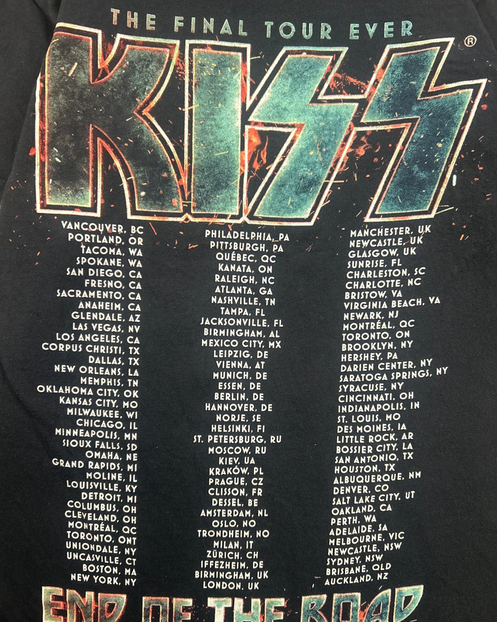 KISS THE FINAL TOUR EVER T-SHIRT