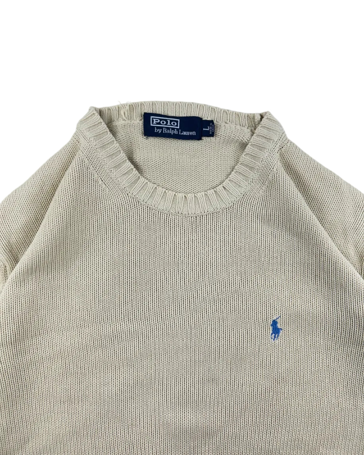 POLO RALPH LAUREN COTTON CREWNECK SWEATER