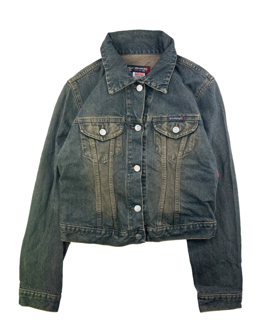 Vintage Big Band cropped denim jacket front