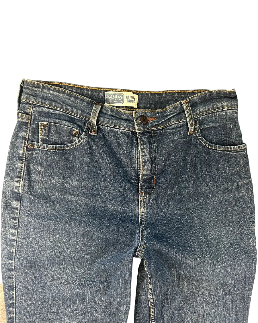 Vintage Levi's at waist bootcut farkut yksityiskohta, koko W30 L27