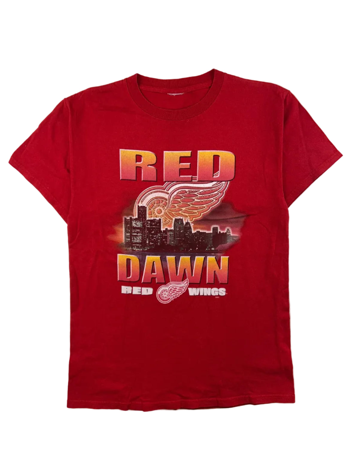 Vintage Red Wings Red Dawn t-paita edestä, koko L
