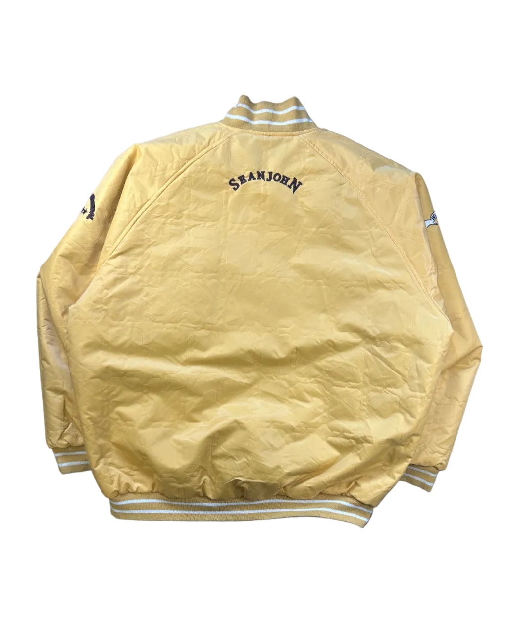 Vintage Sean John reversible bomber jacket takaa, koko XL