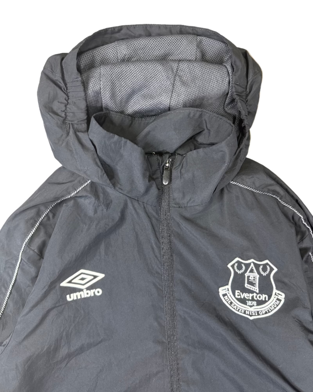 Vintage Everton track jacket – detail view, size S