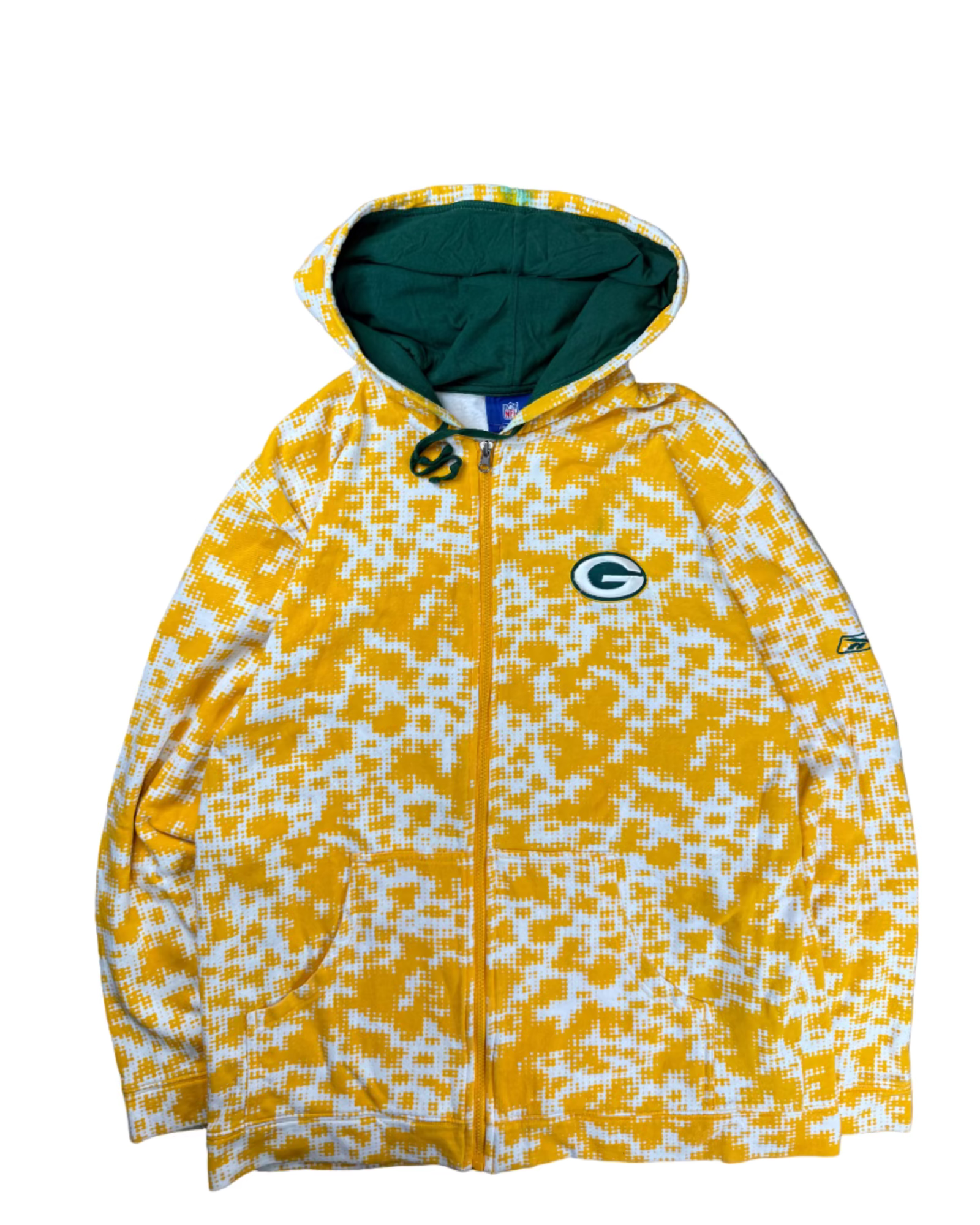 GREEN PAY PACKERS ZIPPER HOODIE